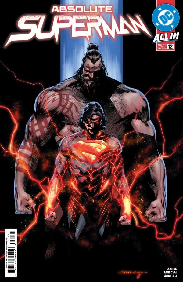 Cover of Absolute Superman #12 by Jason Aaron