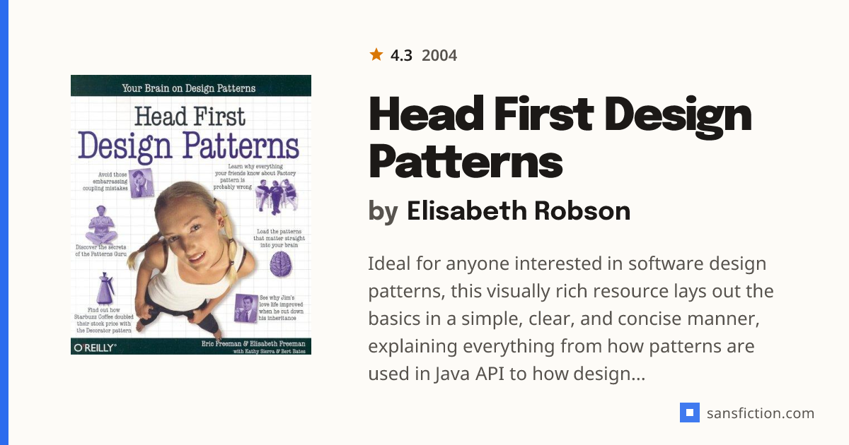 Head First Design Patterns by Elisabeth Robson | mathematics Book | 4.3 ...